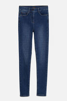 Tom slim-fit pants stone denim woman
