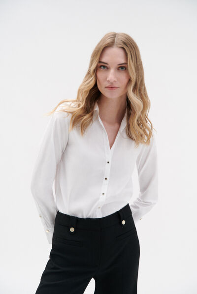 chemise alex blanc femme