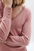 Sweater Mempha pastel pink woman