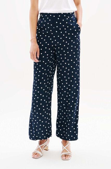 Pantalon Pimpa bleu marine femme