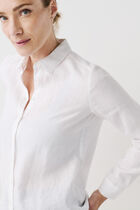 Brenda 100% linen shirt white woman