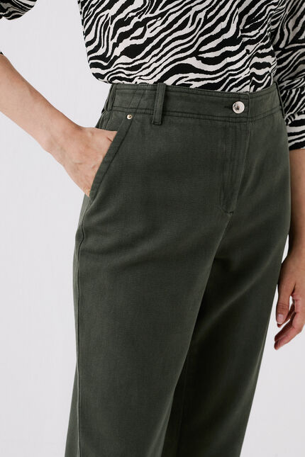 Pantalon palmir vert clair femme