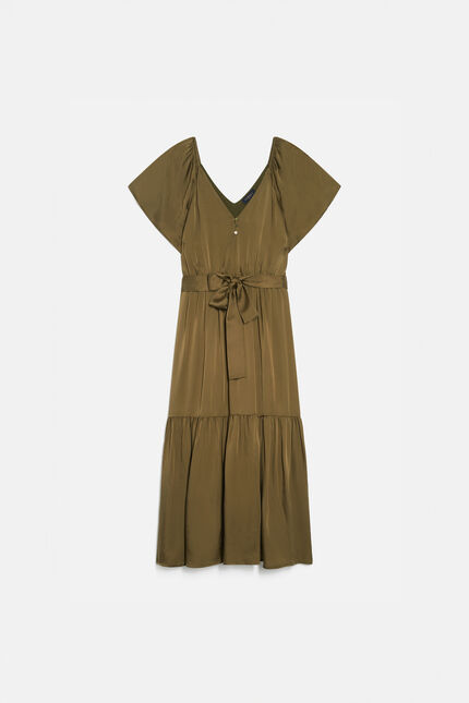Robe relaia vert femme