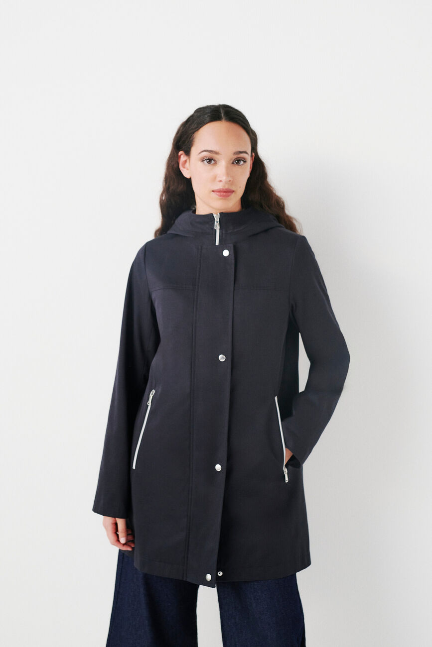 Manteau gvenard bleu marine femme