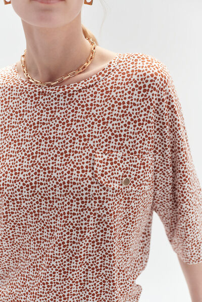 t-shirt becky avorio donna