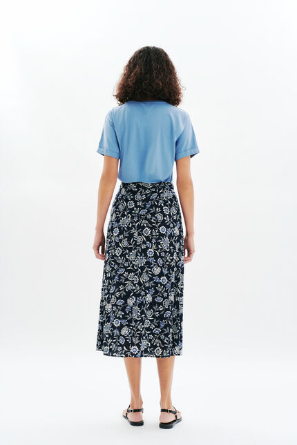 Rok Jdiane2 marineblauw vrouw