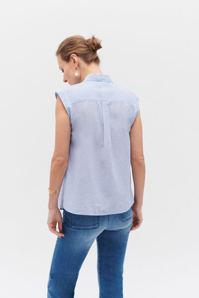 Camicetta Patricia azzurro donna