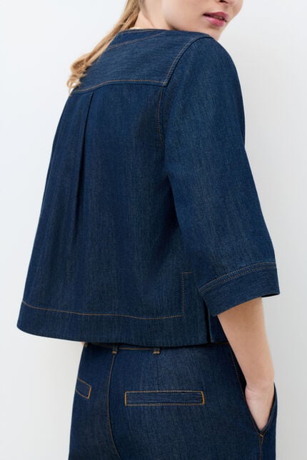 Chemise Calisa denim double stone femme