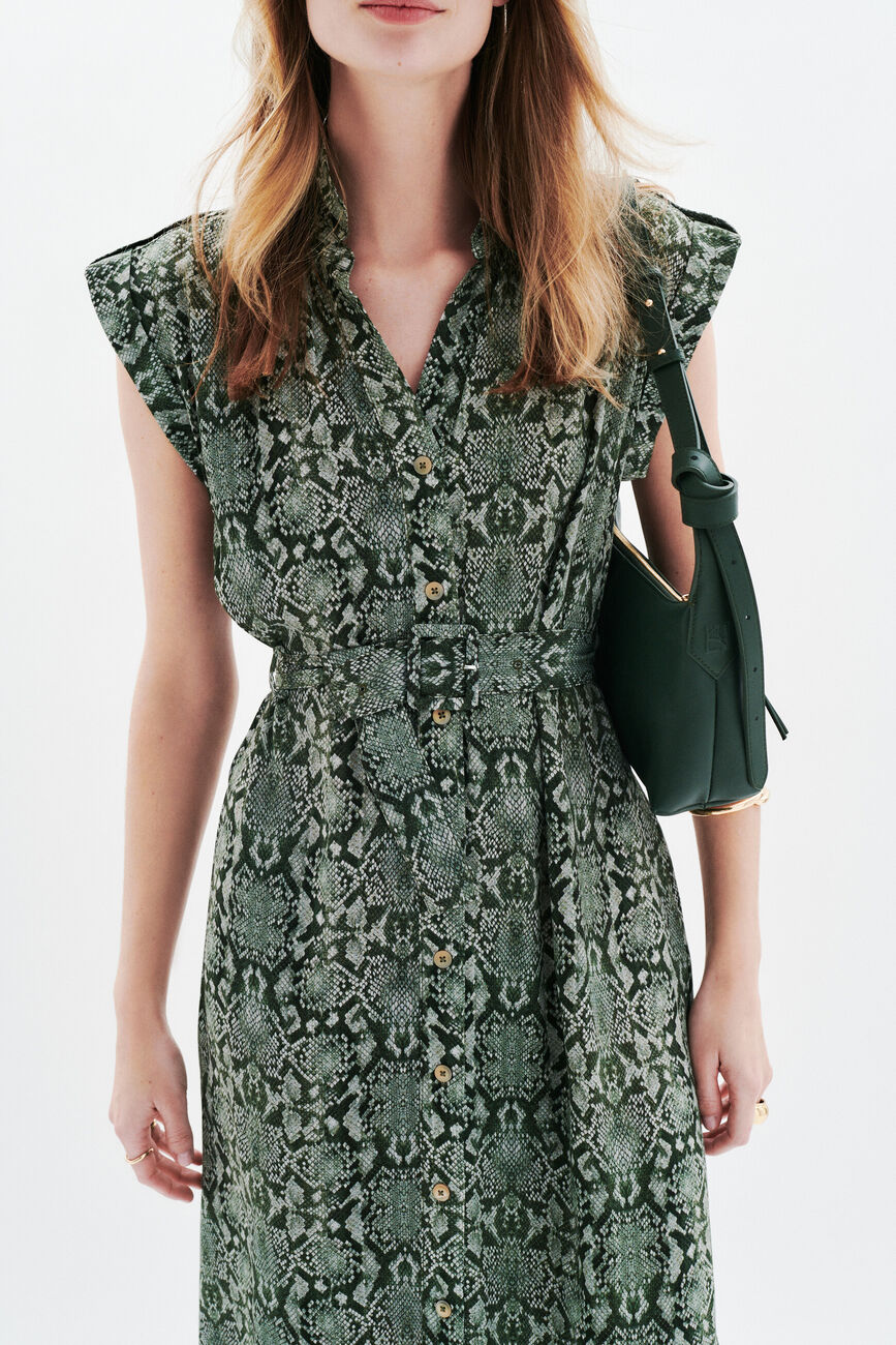Robe Rloly vert kaki femme