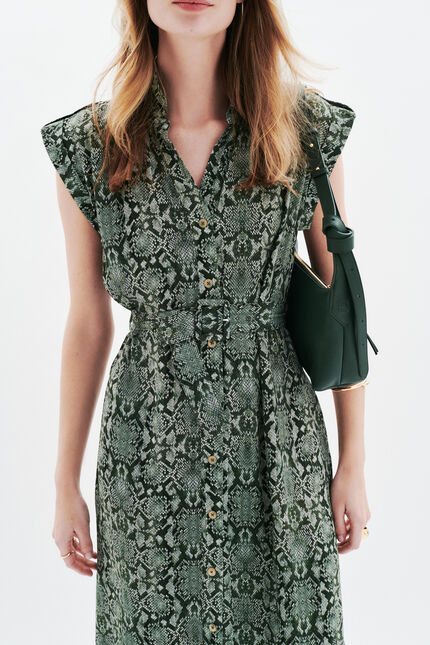 Abito Rloly verde cachi donna
