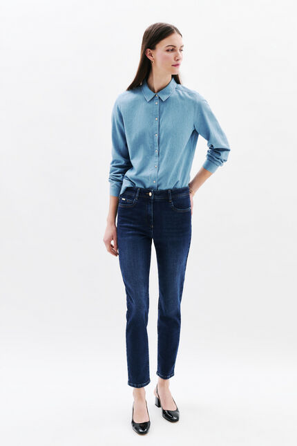 Jessica1 Hemd denim stone damen