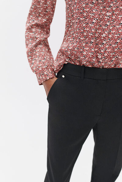 Broek Pcesar zwart vrouw