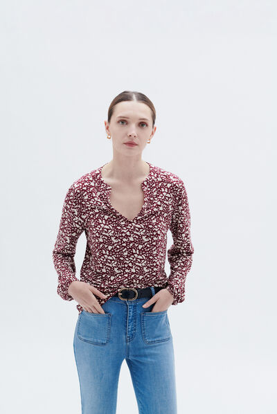 T-shirt timothee ecru femme