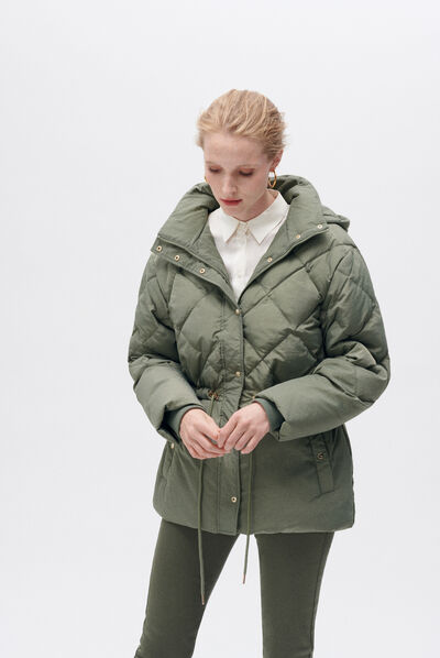 Doudoune gloria vert clair femme