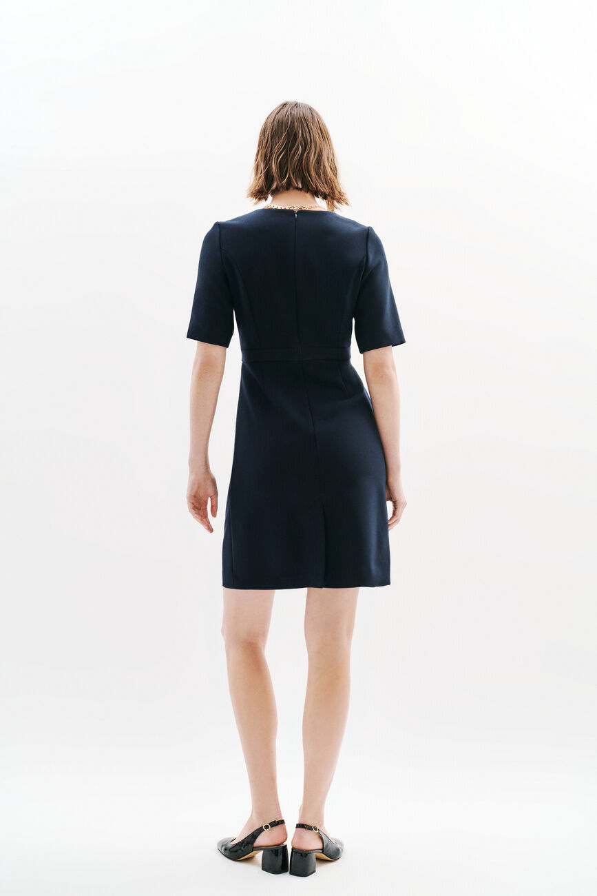Jurk Rmina marineblauw vrouw