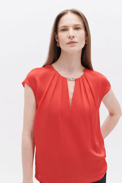 Blusa charlie vermelho mulher