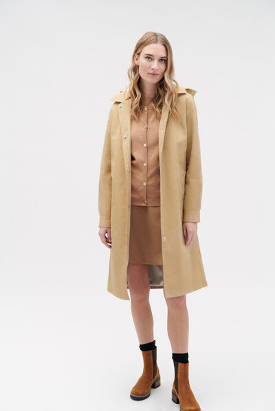 Parka caleta beige donna