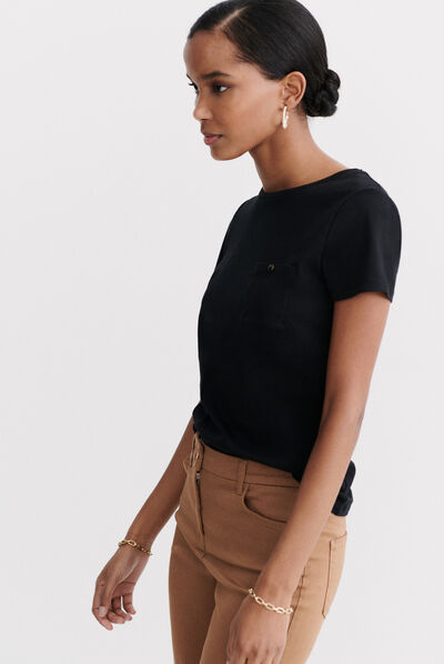 T-shirt Ninon zwart vrouw