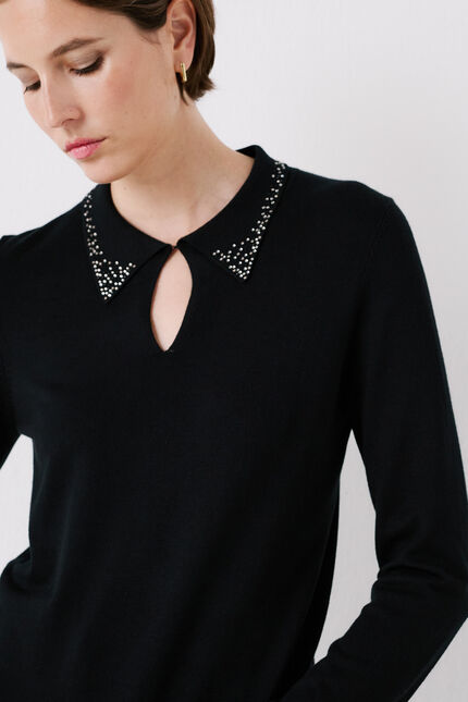 maglione msarah nero donna