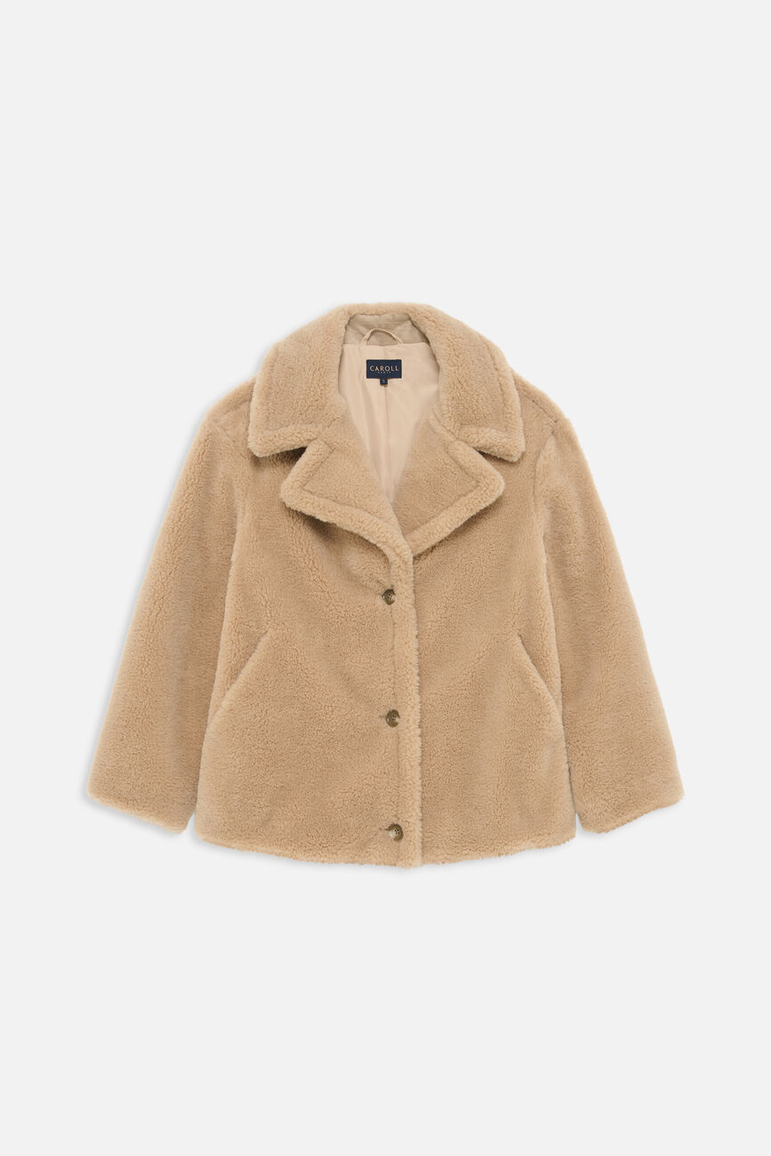 Manteau Gargouille camel femme
