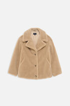 Gargouille coat camel woman
