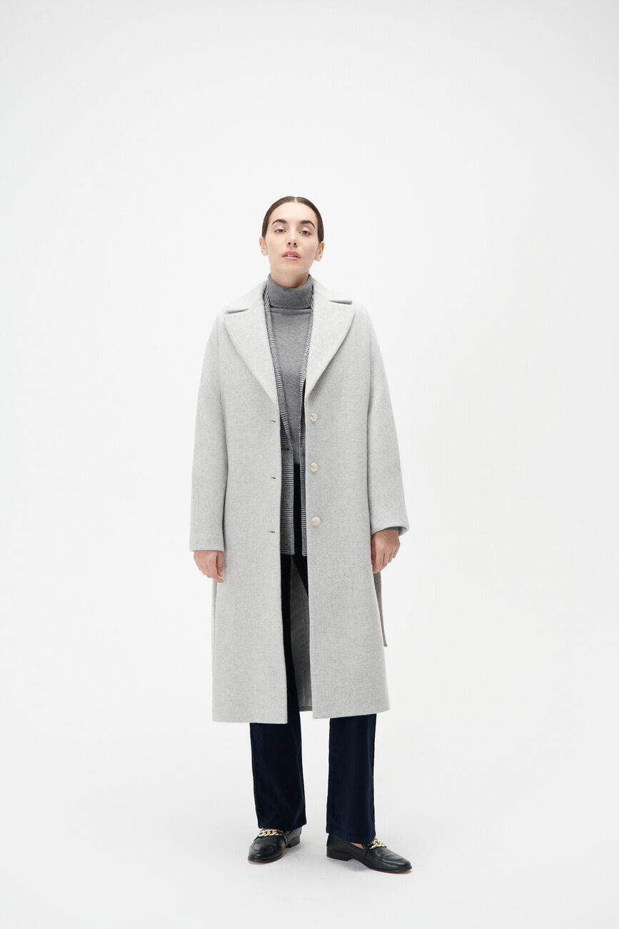 Gapitre coat light grey woman