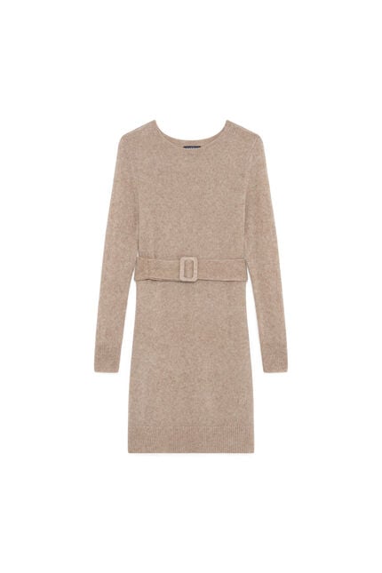 Vestido Rmila marrón claro mujer