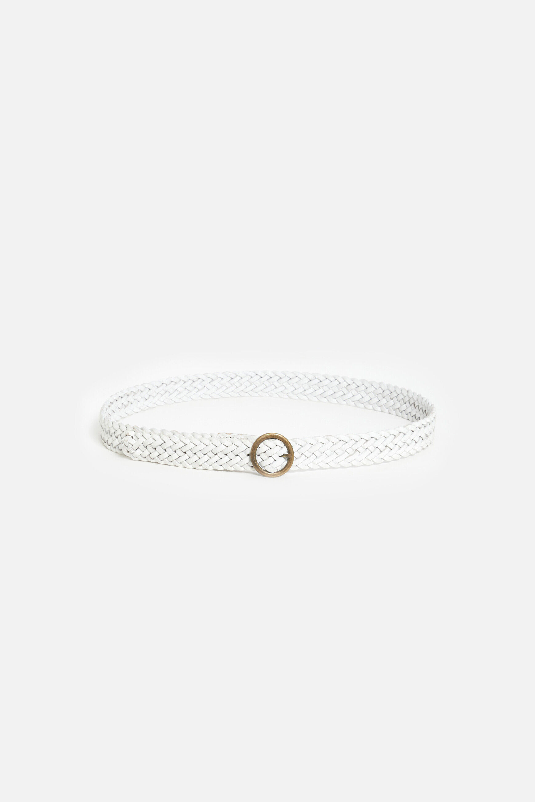 ceinture monastir 100% cuir blanc femme