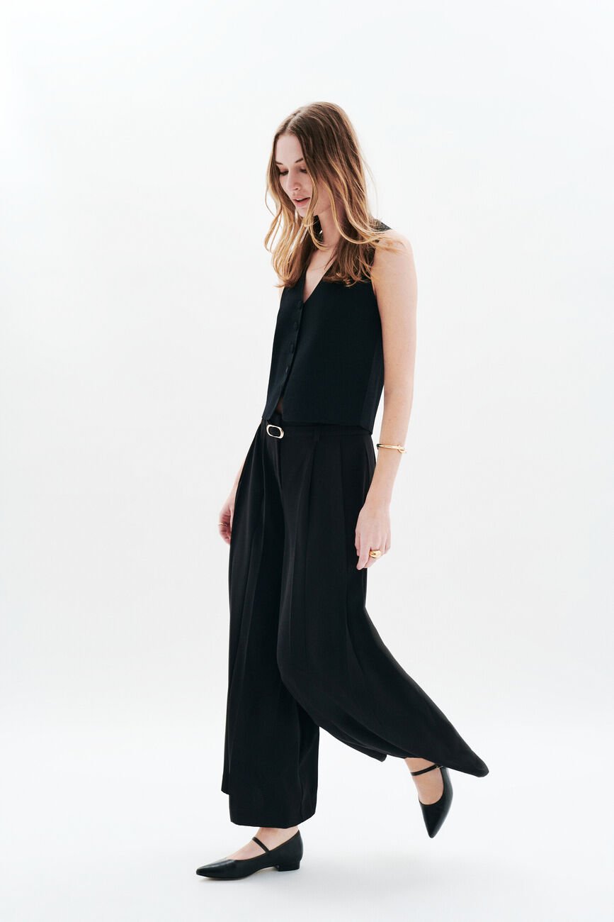 Gilet Mcarmen noir femme