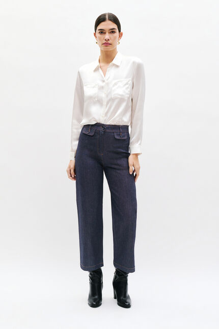 Jean teano denim double stone femme
