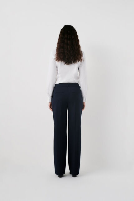 Pantalon phare bleu marine femme