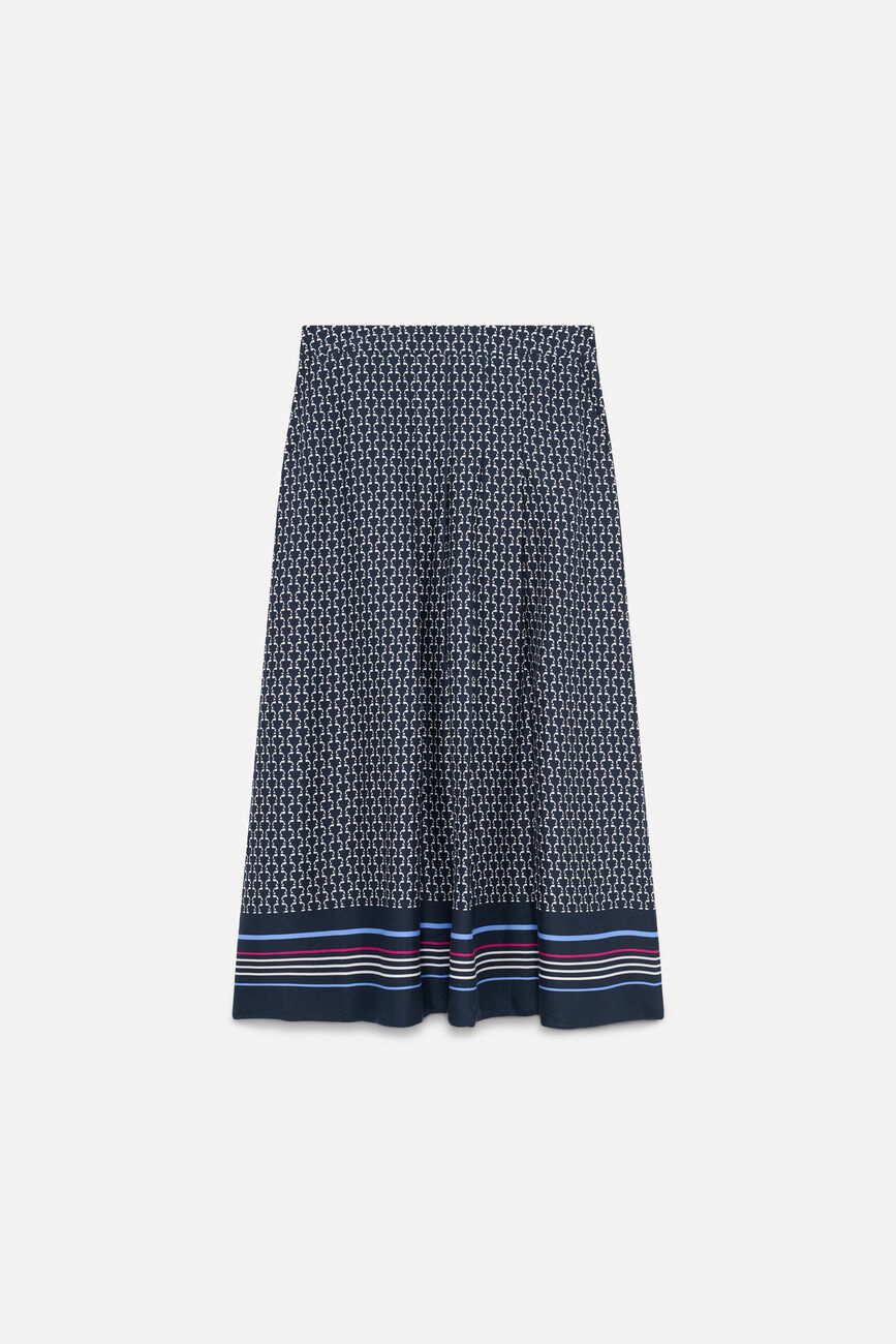Jupe Santana bleu marine femme