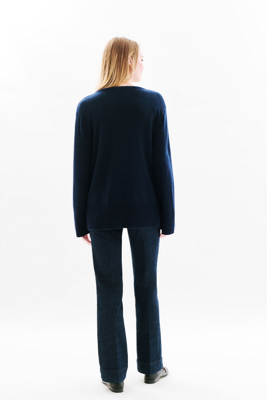 Jersey Mcatlyn azul marino mujer