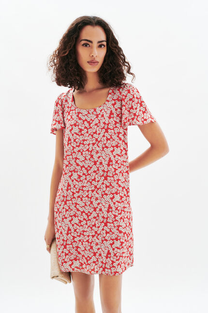 Robe Rufina rouge femme