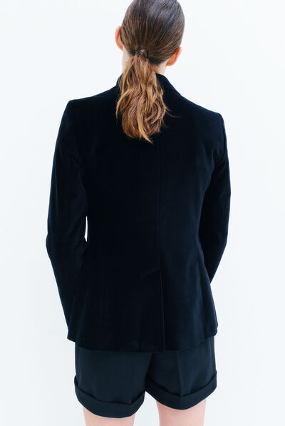 blazer aurora noir femme