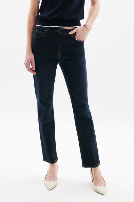 Broek pop denim double stone vrouw
