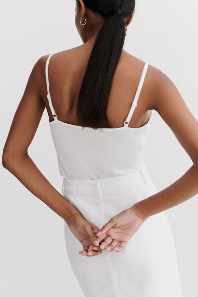 top bea ecru femme