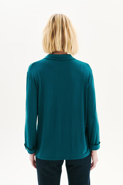 T-shirt tnina bleu canard femme
