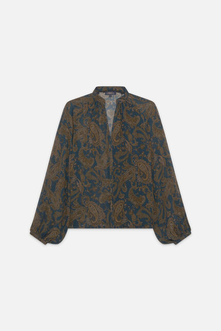 Blusa Csylvia azul marino mujer