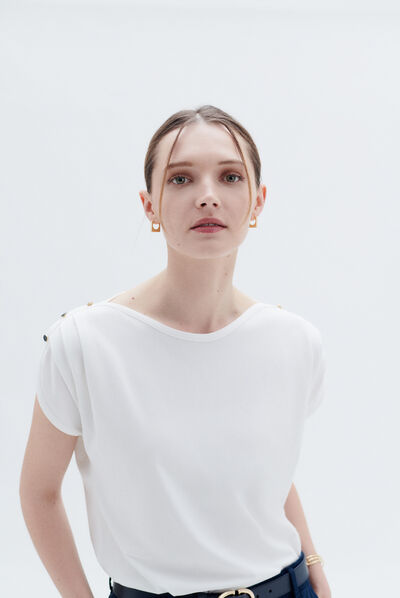 T-shirt talissa ivoire femme