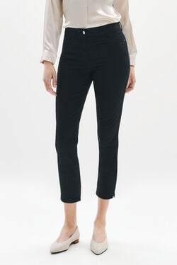 Mason cropped pants black woman