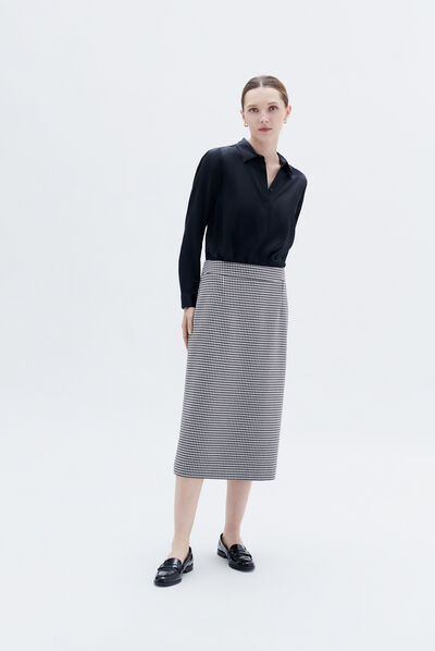 Jupe jason noir femme