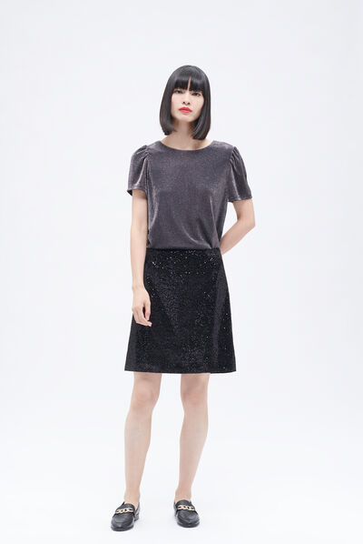 Jupe jafa noir femme