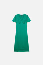 Rosely dress dark green woman