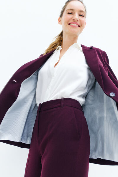 blazer antea bordeaux femme