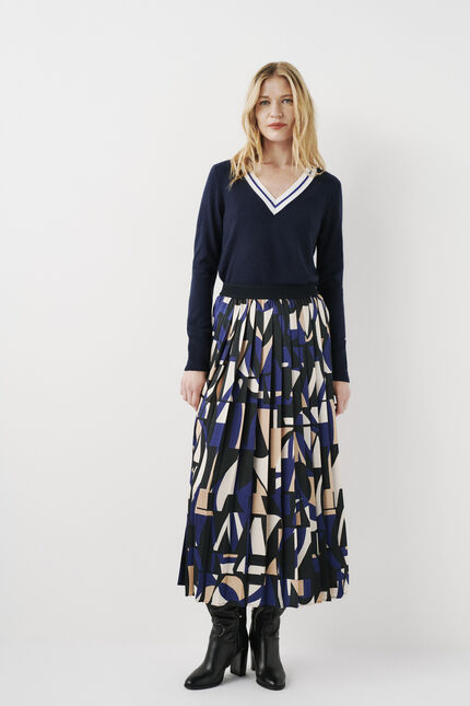 Jupe joe4 bleu marine femme