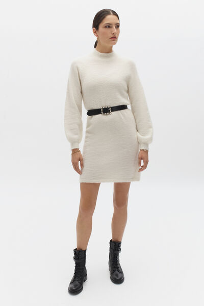 robe ava ivoire femme