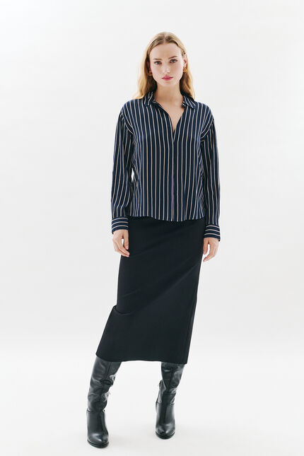 Chemise Caby2 bleu marine femme
