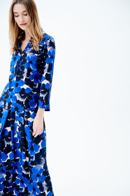 Blouse celvi bleu marine femme