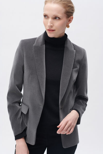 Blazer Aurora grigio scuro donna